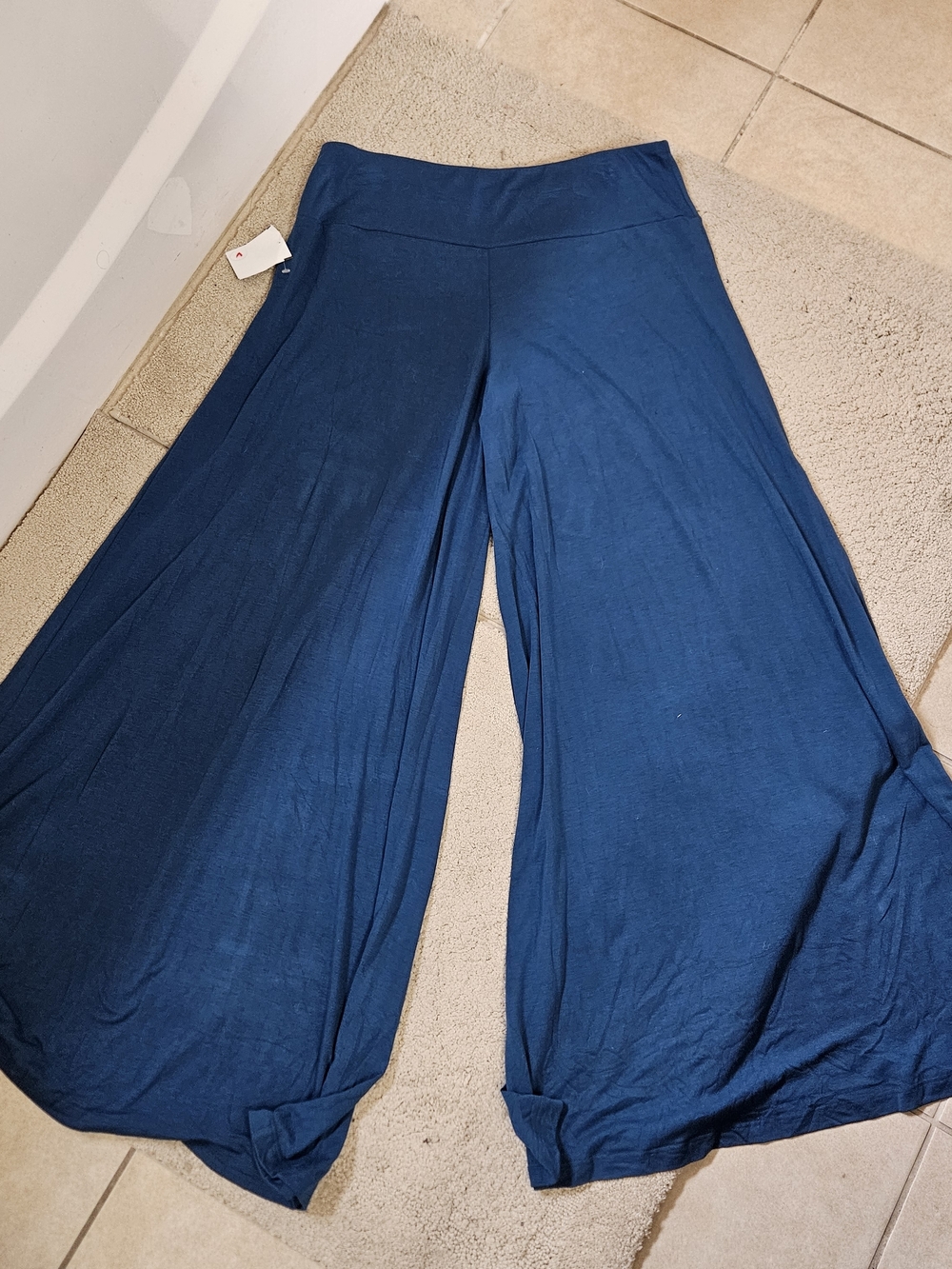 Nally & Millie Blue Palazzo Pants – Size XL - Picture 7 of 9
